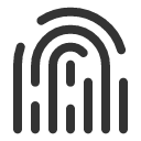 иконка fingerprint, отпечаток пальца