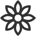 иконки flower, цветок