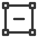 иконка frame minus in, frame, предупреждение, minus, минус, in, увеличить