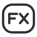 иконка fx tag, fx, tag, тег