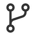 иконка git fork, git, fork, погрузчик