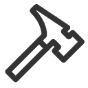 иконка hammer, молоток