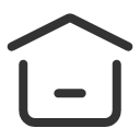 иконка home slim horiz, home, дом, slim, horiz