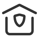 иконка home shield, home, дом, shield, щит