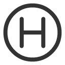 иконки hospital circle, hospital, госпиталь, circle