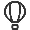иконки hot air balloon, hot, air, balloon, комментарий