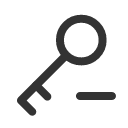 иконки key minus, key, ключ, minus, минус
