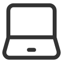 иконки laptop, ноутбук