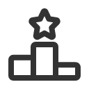 иконка leaderboard star, leaderboard, star, звезда