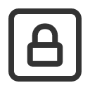 иконка lock square, lock, замок, square