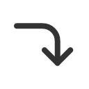 иконки long arrow right down, long, arrow, стрелка, right, down