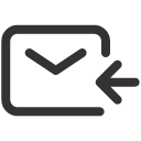 иконки mail in, mail, почта, in, увеличить