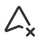иконка maps arrow xmark, maps, карта, arrow, стрелка, xmark