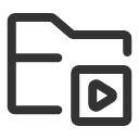 иконка media video folder, media, video, видео, folder, папка