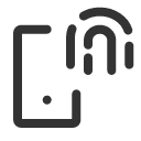 иконка mobile fingerprint, mobile, телефон, fingerprint, отпечаток пальца