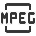 иконки mpeg format, mpeg, файл, format