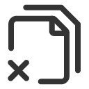 иконка multiple pages xmark, multiple, pages, xmark