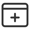 иконка new tab, new, tab