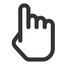 иконка one finger select hand gesture, one, гугл плюс, finger, select, hand, рука, gesture