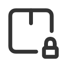 иконка package lock, package, lock, замок