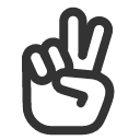 иконки peace hand, peace, hand, рука