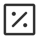 иконки percentage square, percentage, square