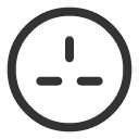 иконка plug type g, plug, штекер, type, шрифт