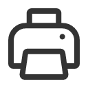 иконки printing page, printing, page