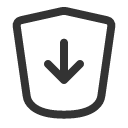 иконка shield download, shield, щит, download, скачать