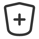 иконки shield plus in, shield, щит, plus, плюс, in, увеличить