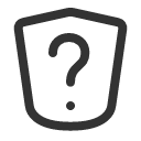 иконки shield question, shield, щит, question, вопрос