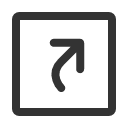 иконки shortcut square, shortcut, ссылка, square
