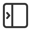 иконка sidebar expand, sidebar, монитор, expand