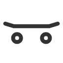 иконка skateboard, скейт