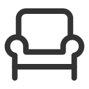 иконка sleeper chair, sleeper, chair, кресло
