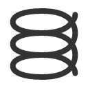 иконка spiral, леденец