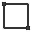 иконка square 3d corner to corner, square, 3d, объем, corner, to