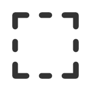 иконка square dashed, square, dashed