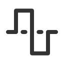 иконки square wave, square, wave