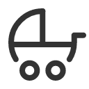 иконки stroller, детская коляска