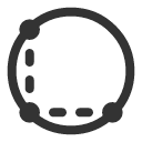 иконки three points circle, three, points, circle