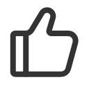 иконка thumbs up, thumbs, up, стрелка вверх