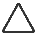 иконка triangle, треугольник