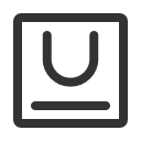 иконки underline square, underline, square