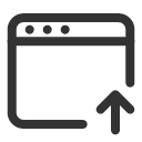 иконка upload data window, upload, загрузка, data, меню, window