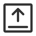 иконка upload square, upload, загрузка, square