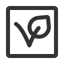 иконки vegan square, vegan, square