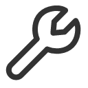 иконка wrench, гаечный ключ