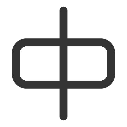 иконка align horizontal centers, align, horizontal, документ, centers,