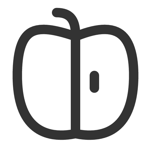 иконка apple half, apple, half, батарея,